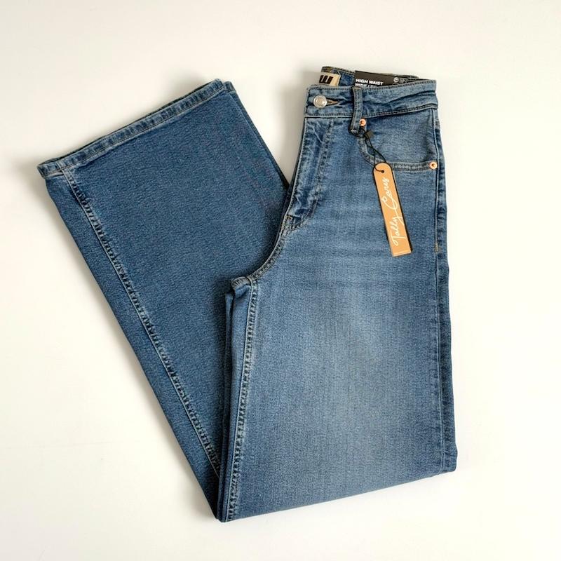 شلوار بگ آبی Tally