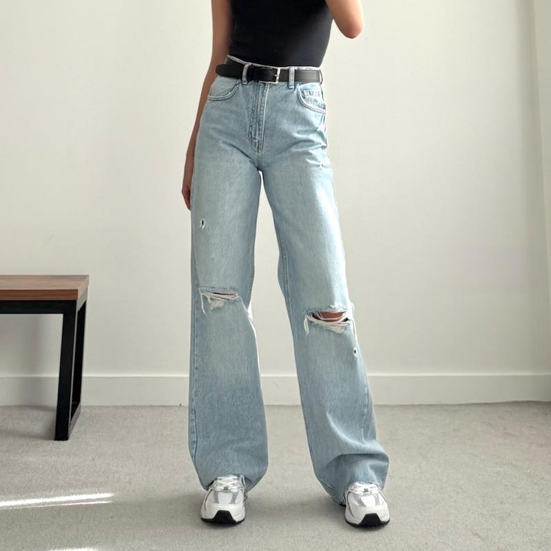 شلوار نیم بگ زاپدار ZARA