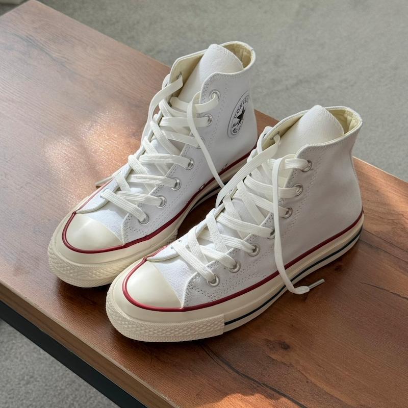 کانورس سفید ساقدار 