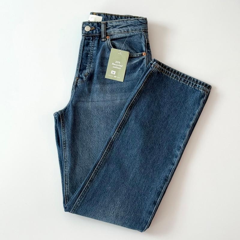 شلوار استریت آبی تیره H&M 