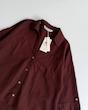 شومیز لینن زرشکی Pull&Bear