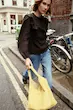 شومیز قهوه‌ای گلدوزی ZARA