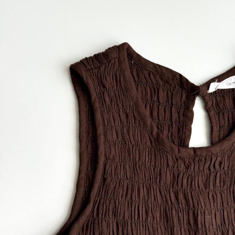 پیراهن قهوه‌ای Pull&Bear