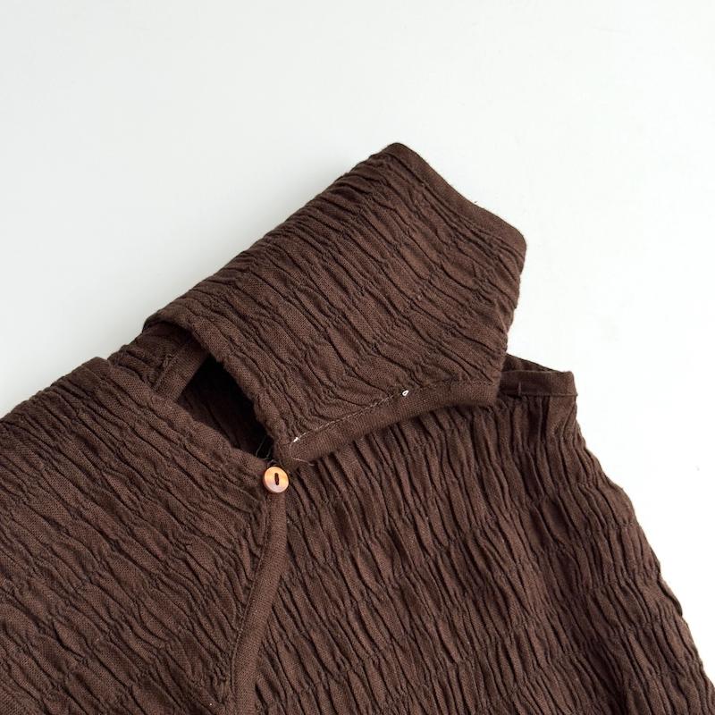 پیراهن قهوه‌ای Pull&Bear