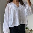 شومیز گلدوزی سفید Pull&Bear