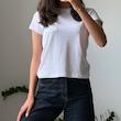 تیشرت سفید جیبدار ZARA