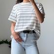 تیشرت راه راه سفید H&M
