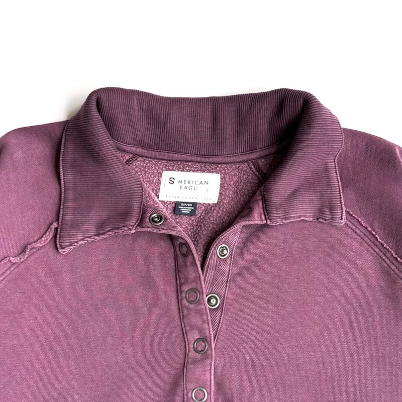 دورس یقه دار زرشکی AMERICAN EAGLE