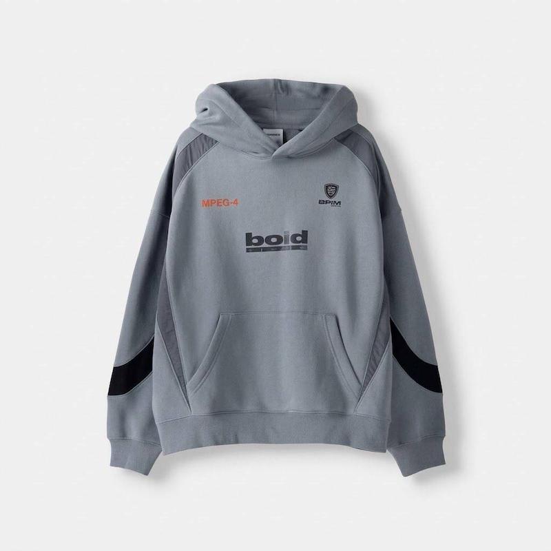هودی طوسی آبی Bershka