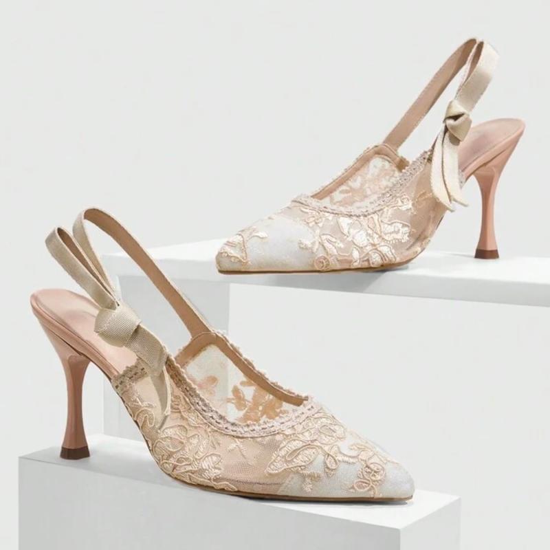 کفش پاشنه بلند گیپور✨