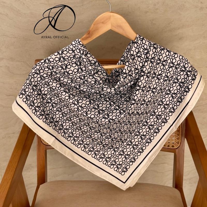 روسری ابریشم وارداتی کد E0003