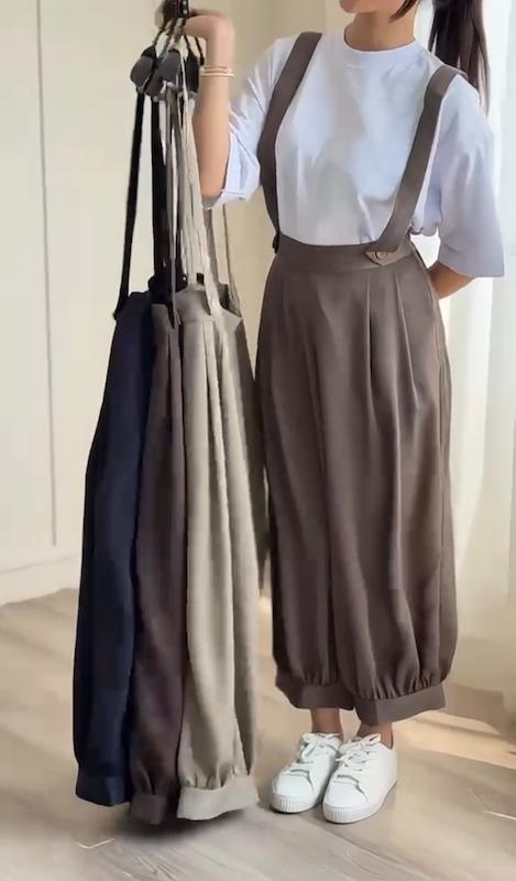 شلوار ساسبندی مدل روشنا کد 6598