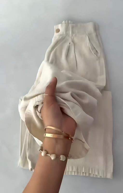 شلوار ریزشی مدل میله ای کد 1236