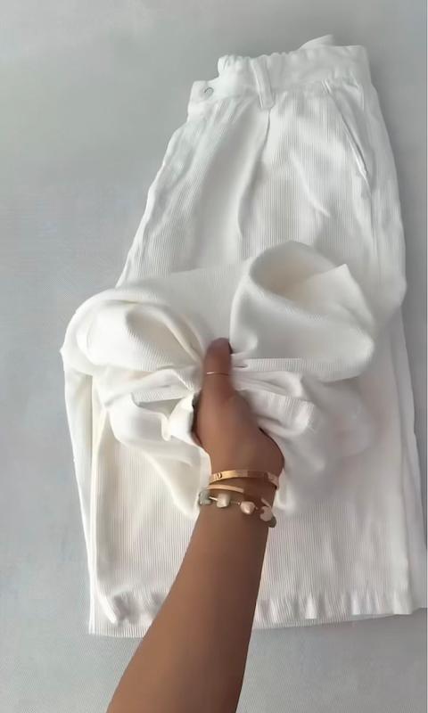 شلوار ریزشی مدل میله ای کد 1236