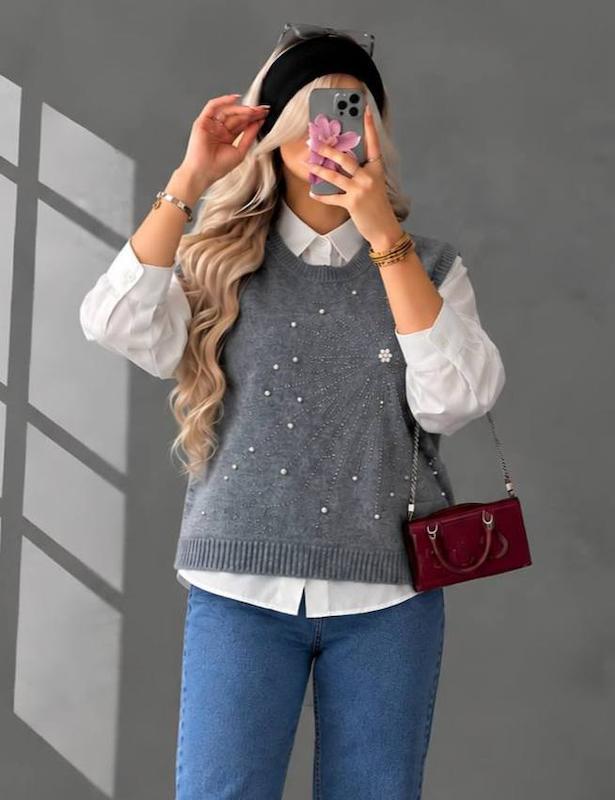 ژیله بافتی وشومیز ارسال فوری 