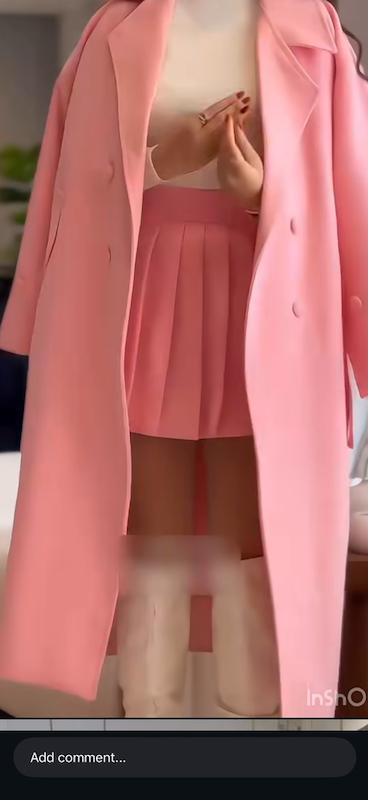 پالتو دامن باربی