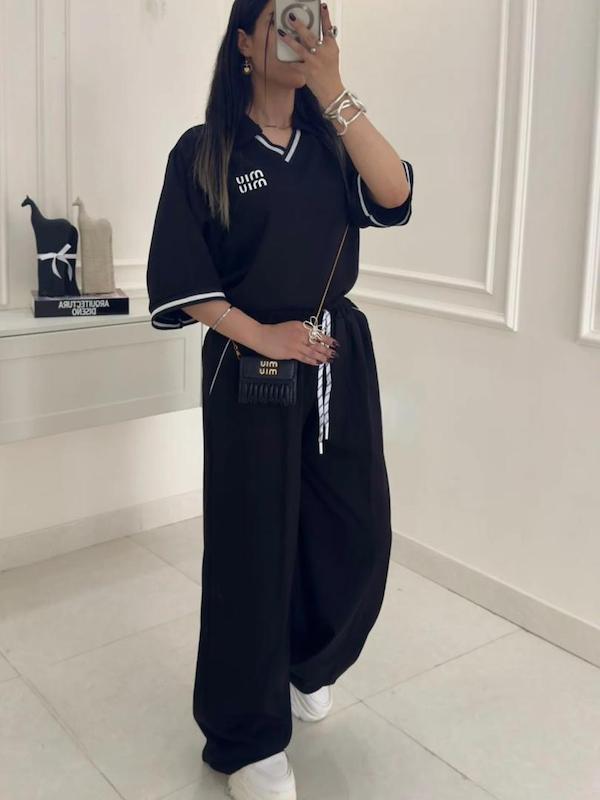ست پولوشرت و‌ شلوار مدل mini miu کد 6512