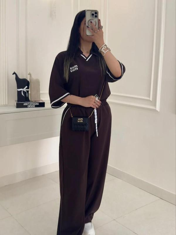 ست پولوشرت و‌ شلوار مدل mini miu کد 6512