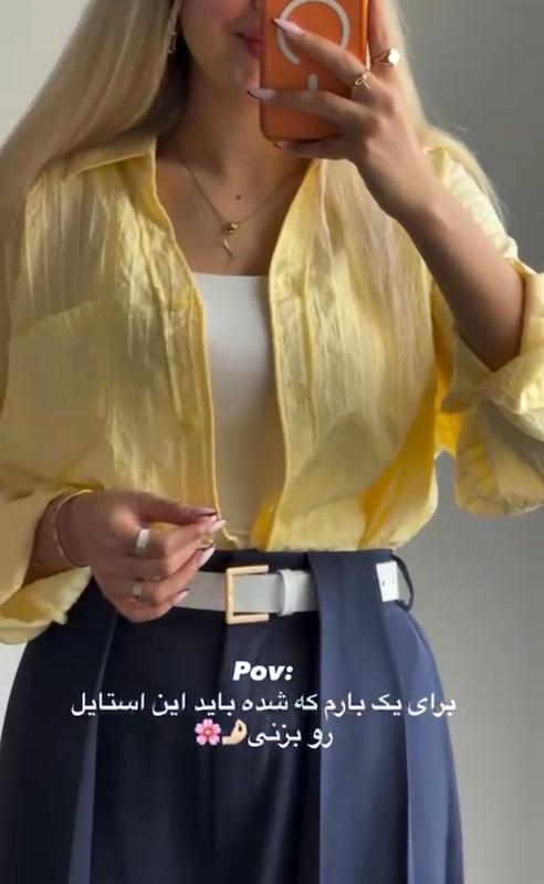 شومیز مدل میرا کد 6513