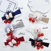 هدبند دخترانه طرح گل و گیلاس🍒