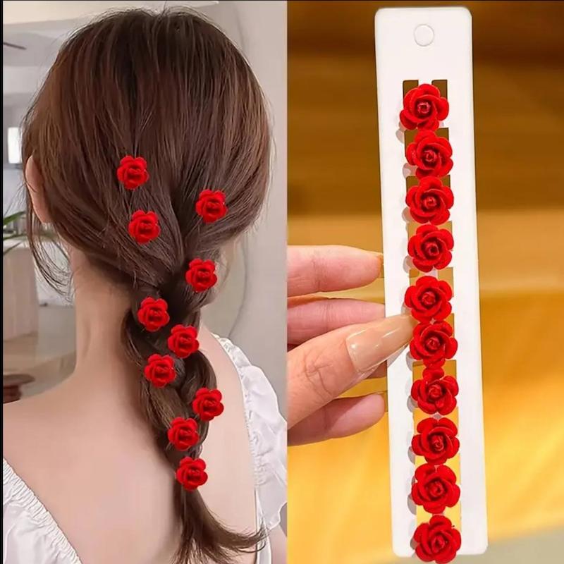 گیره قفلی رز قرمز