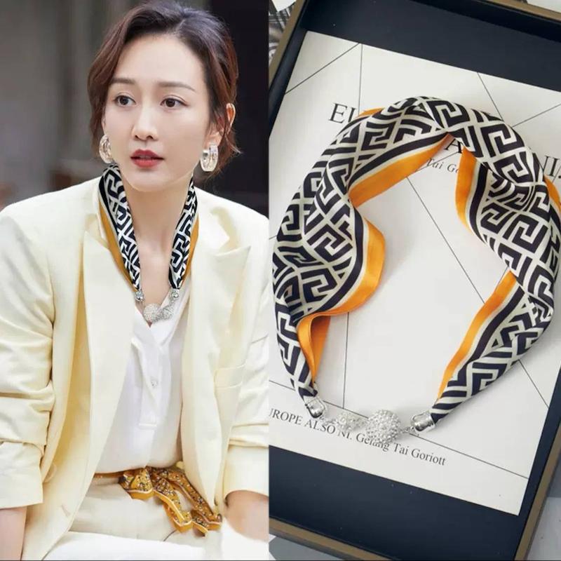 هدبندو گردنبند مگنتی نگین دار