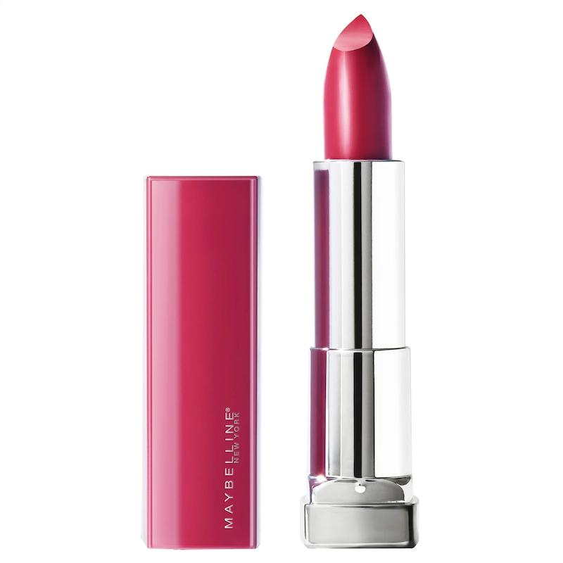 بافت و جلوه رژلب کرمی میبلین Color Sensational شماره 379 Fuchsia For Me