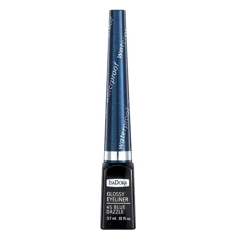 خط چشم مایع ایزادورا شماره 45 Blue Dazzle با بسته‌بندی آبی