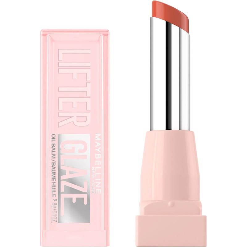 بالم لب روغنی رنگی میبلین Lifter Glaze شماره 006 Caramel Glow با رنگ قهوه‌ای کاراملی