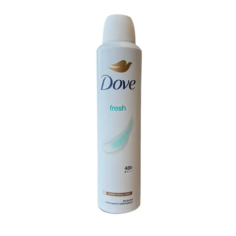 Dove Fresh اسپری ضدتعریق زنانه داو حجم ۲۵۰ میلی‌لیتر