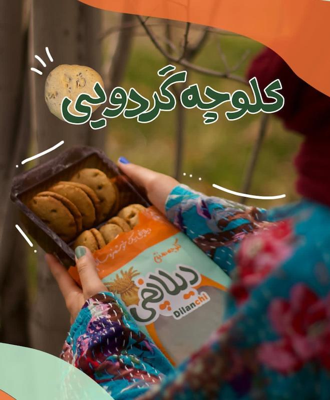 کلوچه گردویی طبیعی دیلانچی 