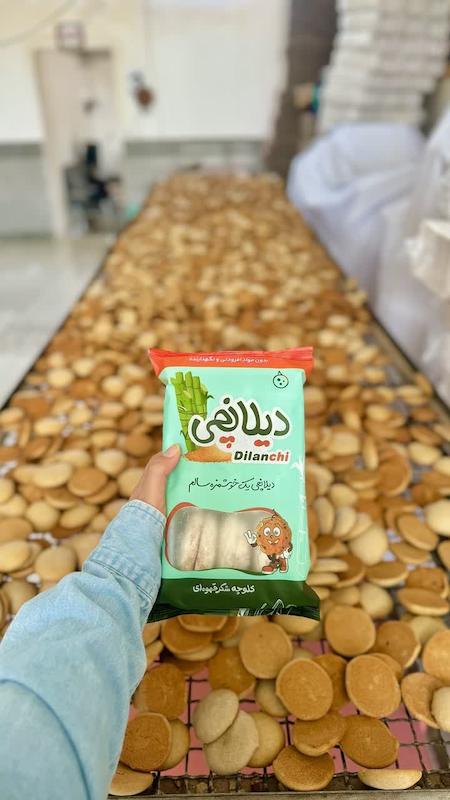 کلوچه طبیعی شکر قهوه ایی دیلانچی 18 عددی