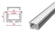 کد L120 - نور خطی 3 سانتی تک لاین