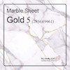 دیوار پوش - ماربل شیت بین کابینتی  - متریال PVC - برند آذران پلاست رسا - ابعاد 60*120 -ماربل شیت طلایی(GOLD)بین کابینتی