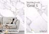 دیوار پوش - ماربل شیت بین کابینتی  - متریال PVC - برند آذران پلاست رسا - ابعاد 60*120 -ماربل شیت طلایی(GOLD)بین کابینتی