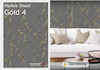 دیوار پوش - ماربل شیت - PVC - برند آذران پلاست رسا - ضخامت 2.5 -ماربل شیت -GOLD 4