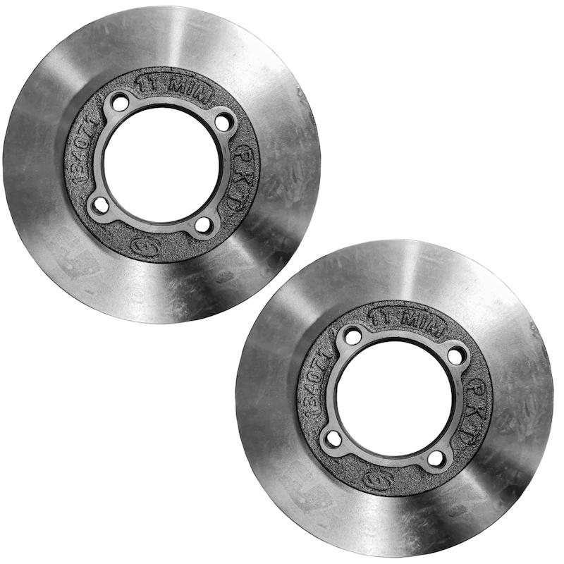 دیسک ترمز‌چرخ جلو شرکت تولیدی قطعات جلوبندی خودرو ایران لاهیجان مدل 00250 مناسب برای پراید بسته 2 عددی