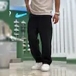 شلوار نیم بگ پارچه مازراتی