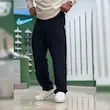 شلوار نیم بگ پارچه مازراتی