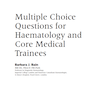 هماتولوژی، خون شناسی، John Wiley & Sons ، آمادگی آزمون هماتولوژی