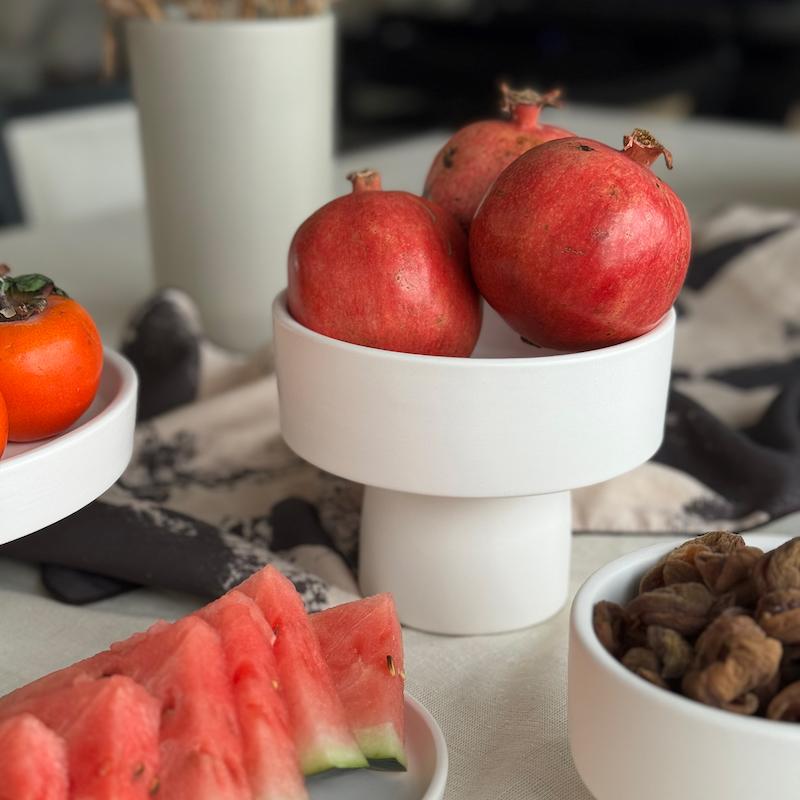 ظرف پایه دار پرند قطر ۱۶