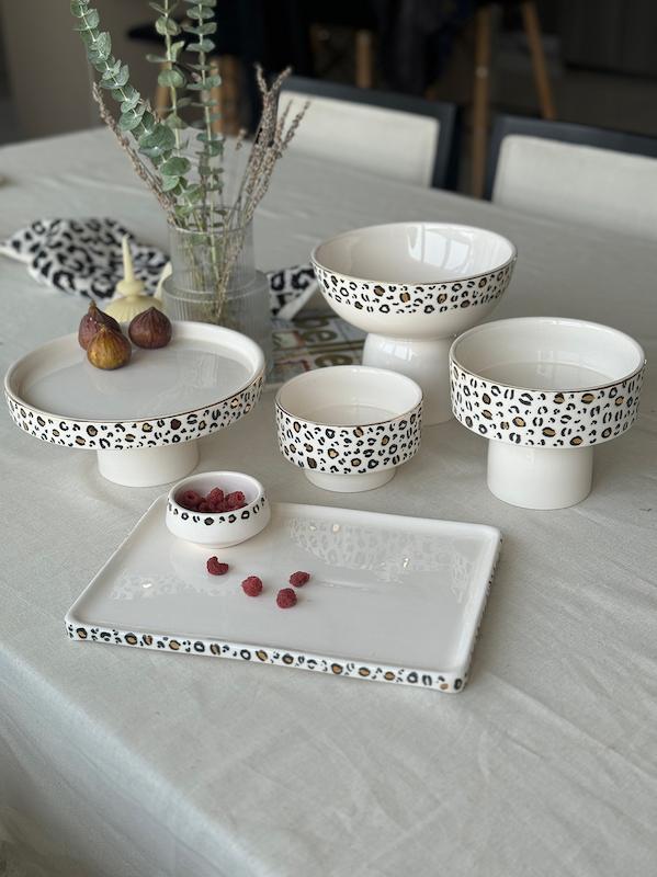 ست پذیرایی پلنگی ۶ پارچه 