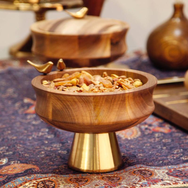 آجیل خوری خوری چوبی آوان