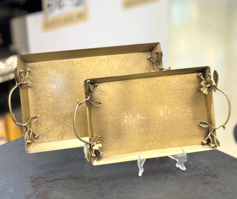 سینی دسته پروانه مستطیل