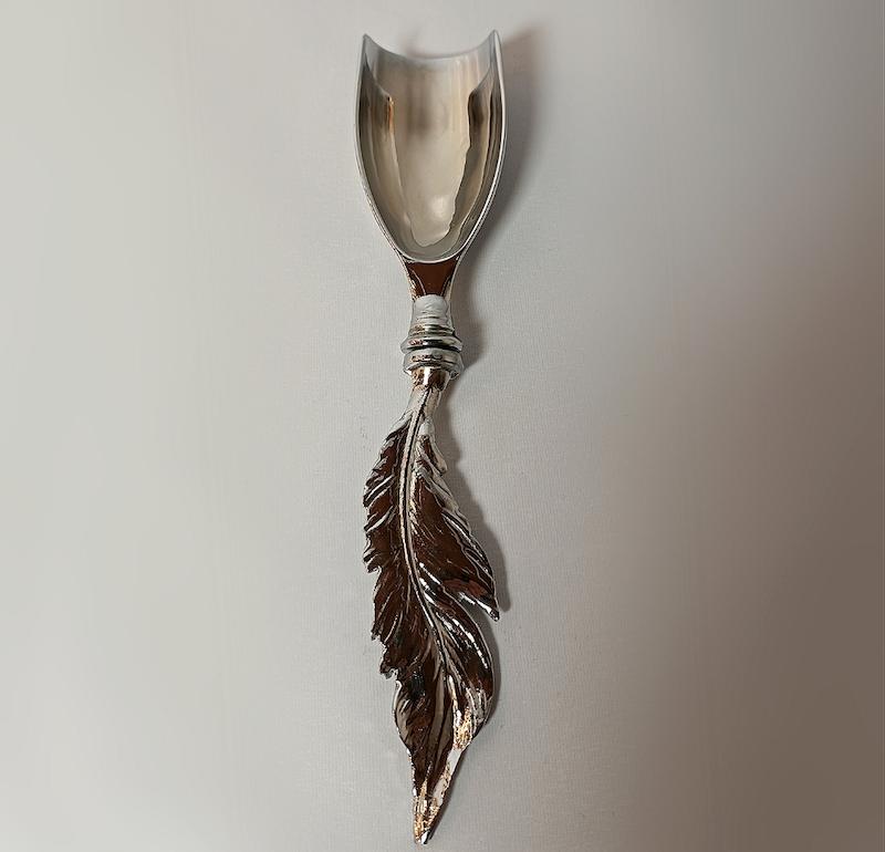 قاشق آجیل فلزی سالینو