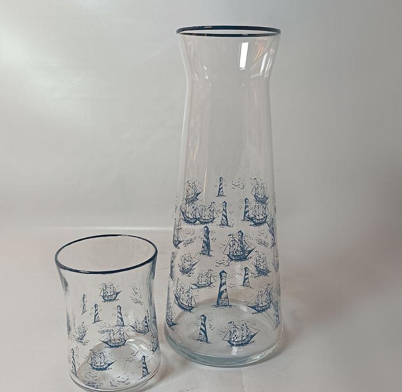 پارچ و لیوان evoks ترکیه ای آبی