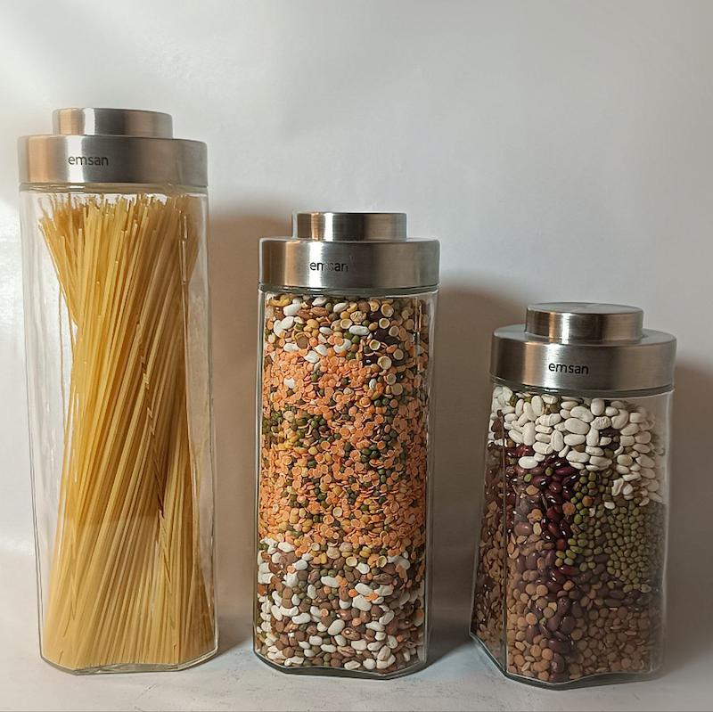 بانکه شیشه ای سایز emsan ترکیه ای