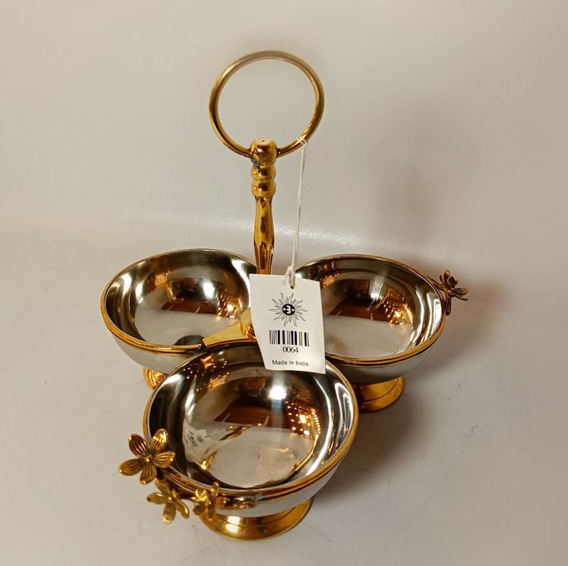 اردو خوری گل استیل برنج هندی