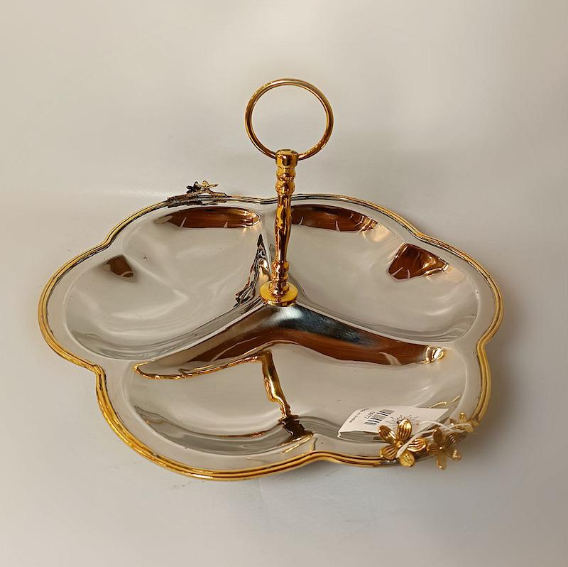 اردو خوری استیل برنج هندی گل 