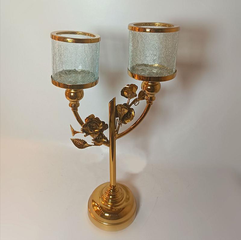 شمعدان دو شعله رز طلایی ۴۰۱۱